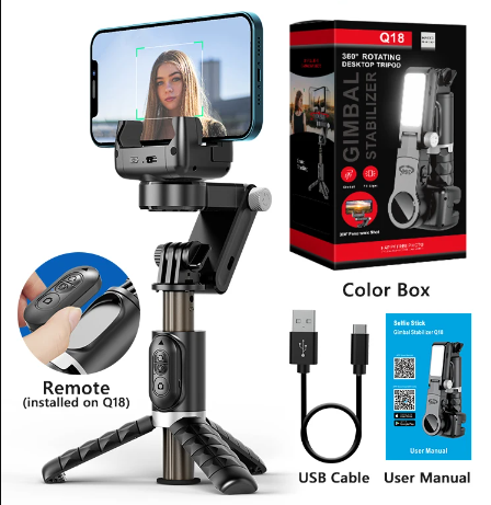 ESTABILIZADOR TRÍPODE SELFIESTICK GIMBAL